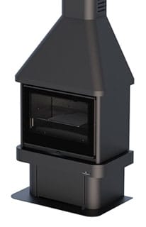 Estufa de Leña Chimenea Lisboa (Bronpi)