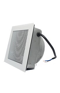 Rejilla Motorizada con Turbina M-D Salida 12 Blanca (Bronpi)
