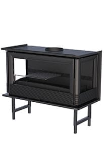 Estufa de Leña Insertable Paris 90-3C (Bronpi)