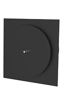6 Rejillas Regulables 1 Salida Adaptable Negras R1 (Bronpi)