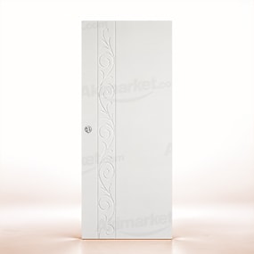 Puerta Corredera Barcelona de Interior Lacada Blanca