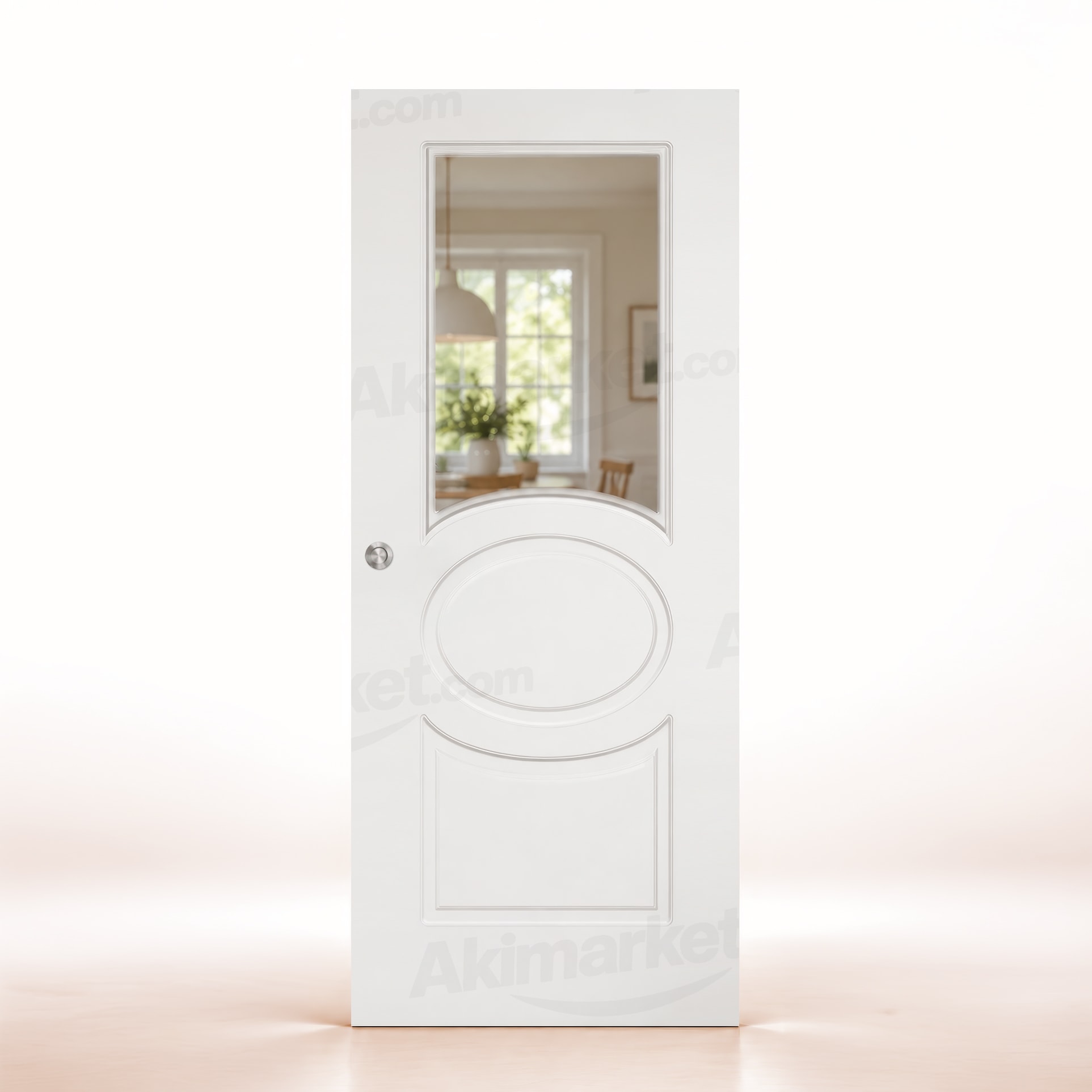 Puerta Corredera P620-V1 de Interior Lacada Blanca