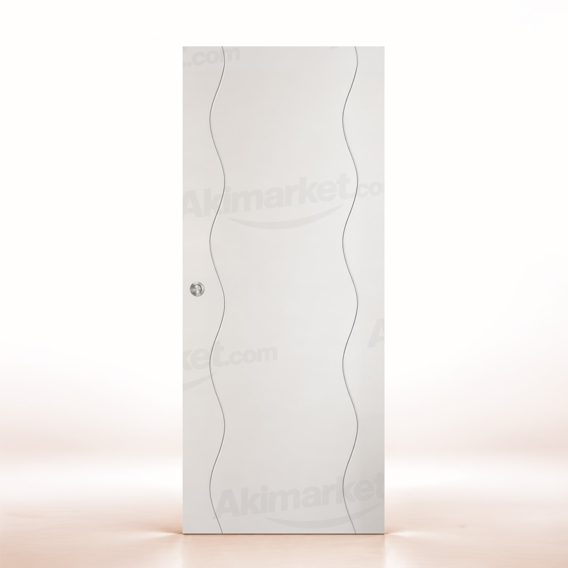 Puerta Corredera PL-3400 de Interior Lacada Blanca
