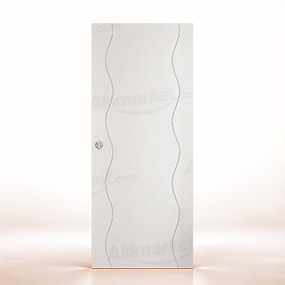 Puerta Corredera PL-3400 de Interior Lacada Blanca