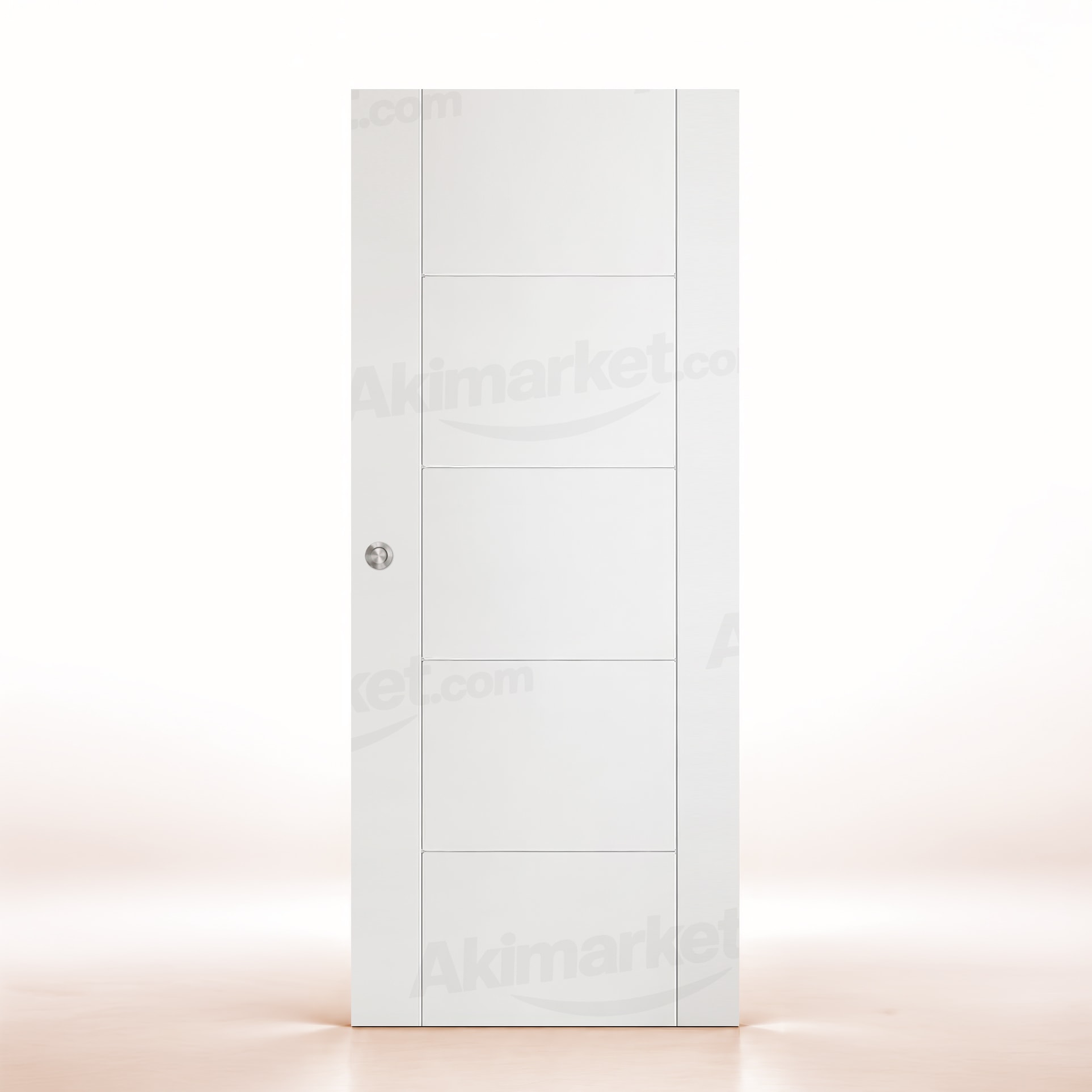Puerta Corredera PVP5 de Interior Lacada Blanca