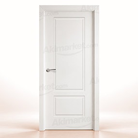 Puerta Maciza P-12 de Interior Lacada Blanca 