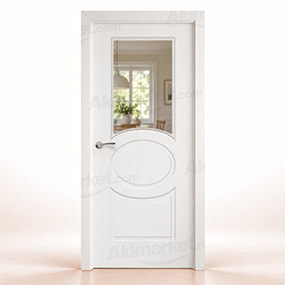 Puerta Maciza P620 V1 de Interior Lacada Blanca 